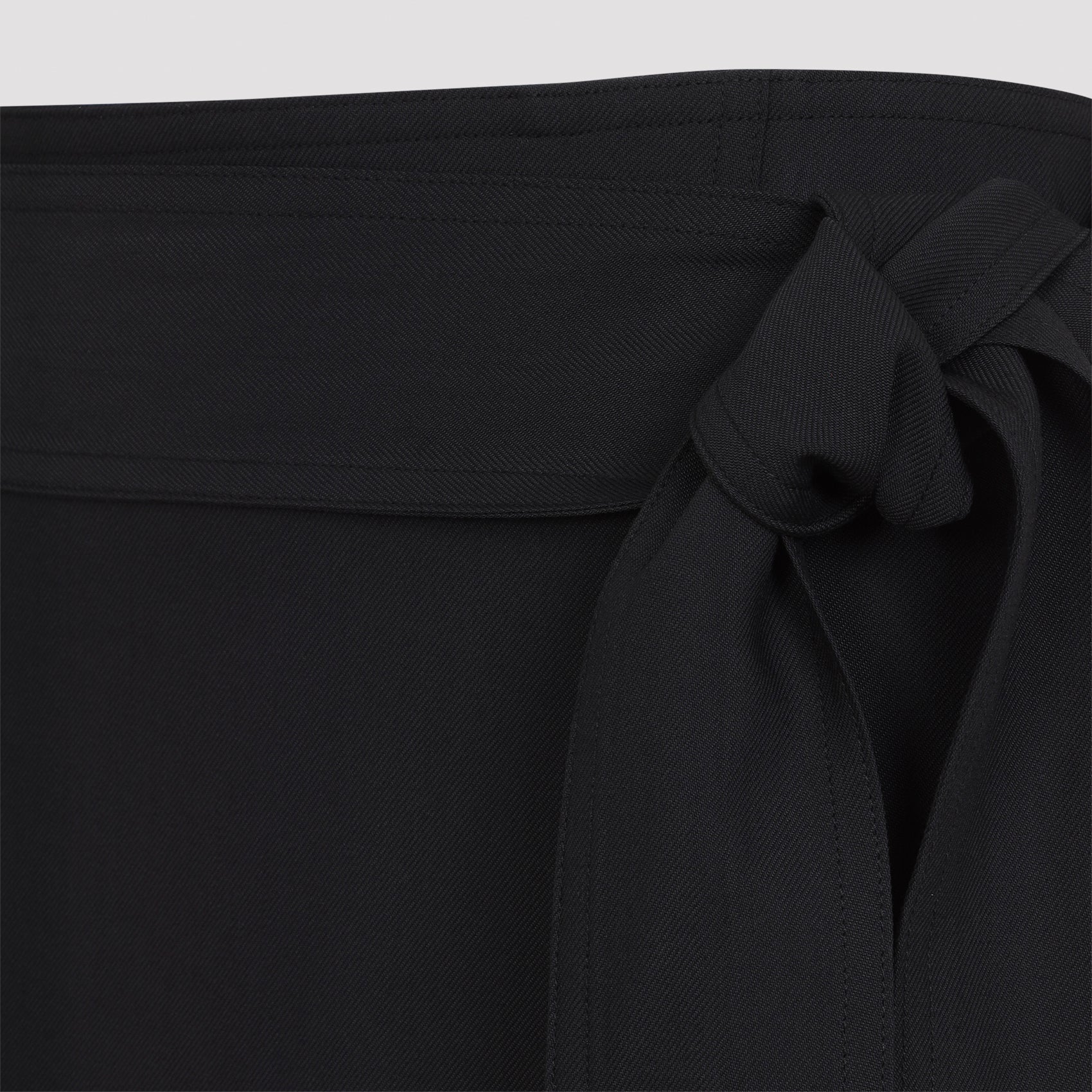 Studio Nicholson Mile Knife Pleat Belted Skirt