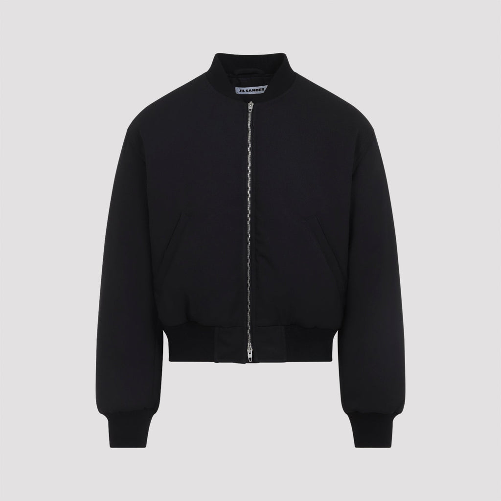 Jil Sander Cropped Bomber Jacket