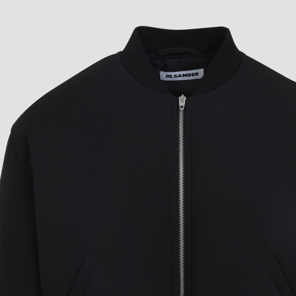 Jil Sander Cropped Bomber Jacket