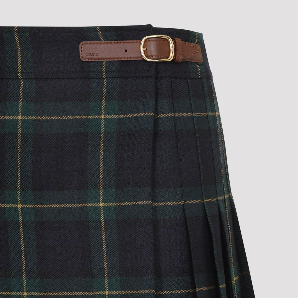 Celine Wool Mini Skirt