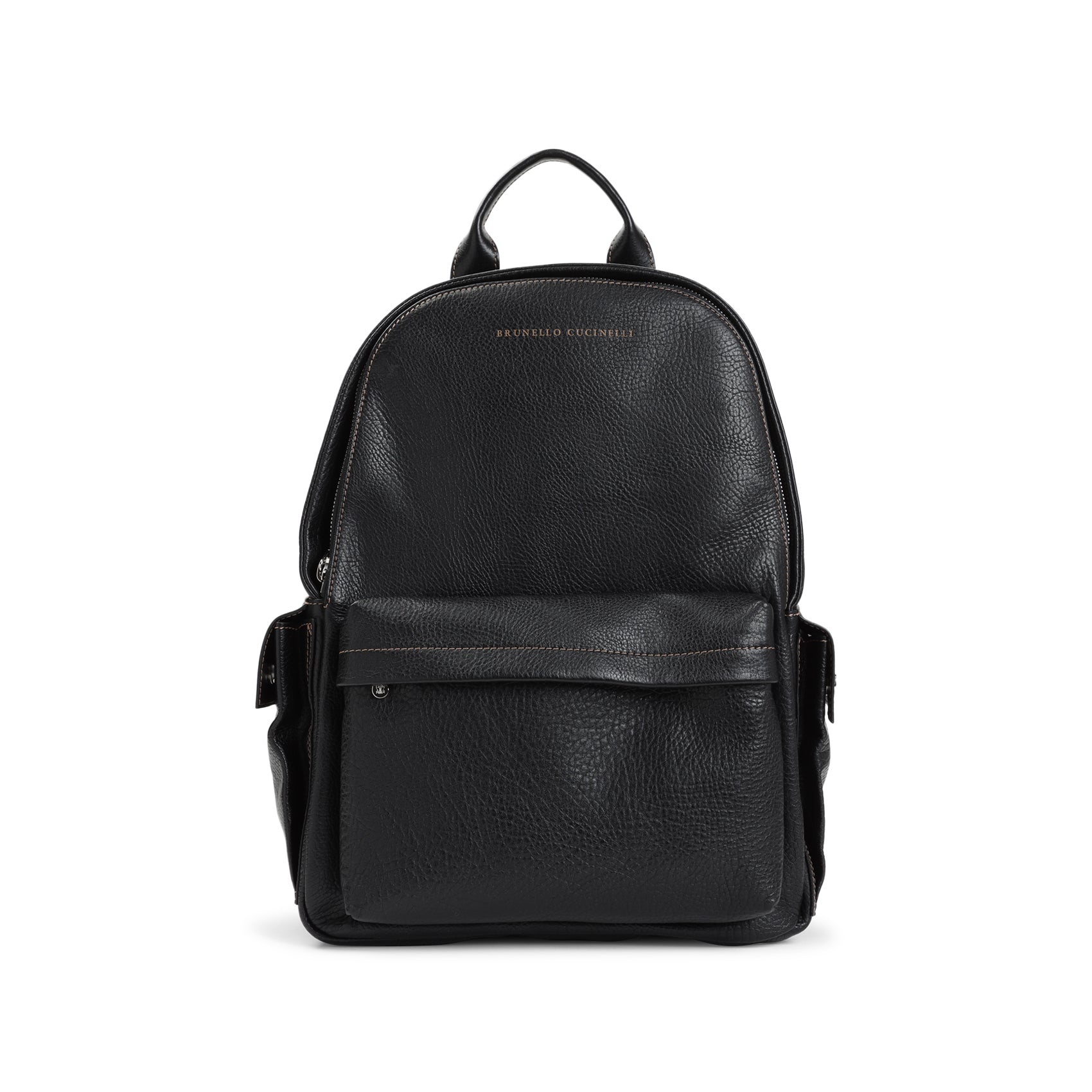 Brunello Cucinelli Grained Leather Backpack