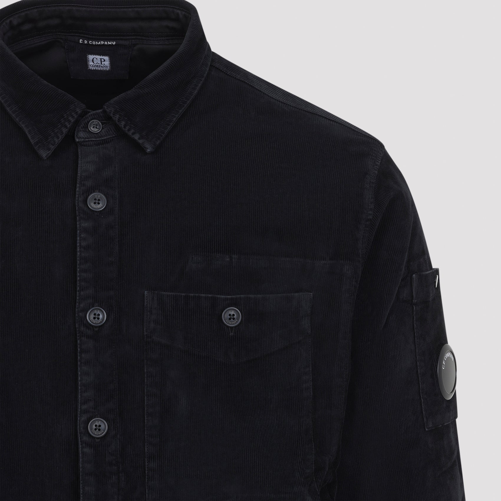 Cp Company Cordoury Button Lens Shirt