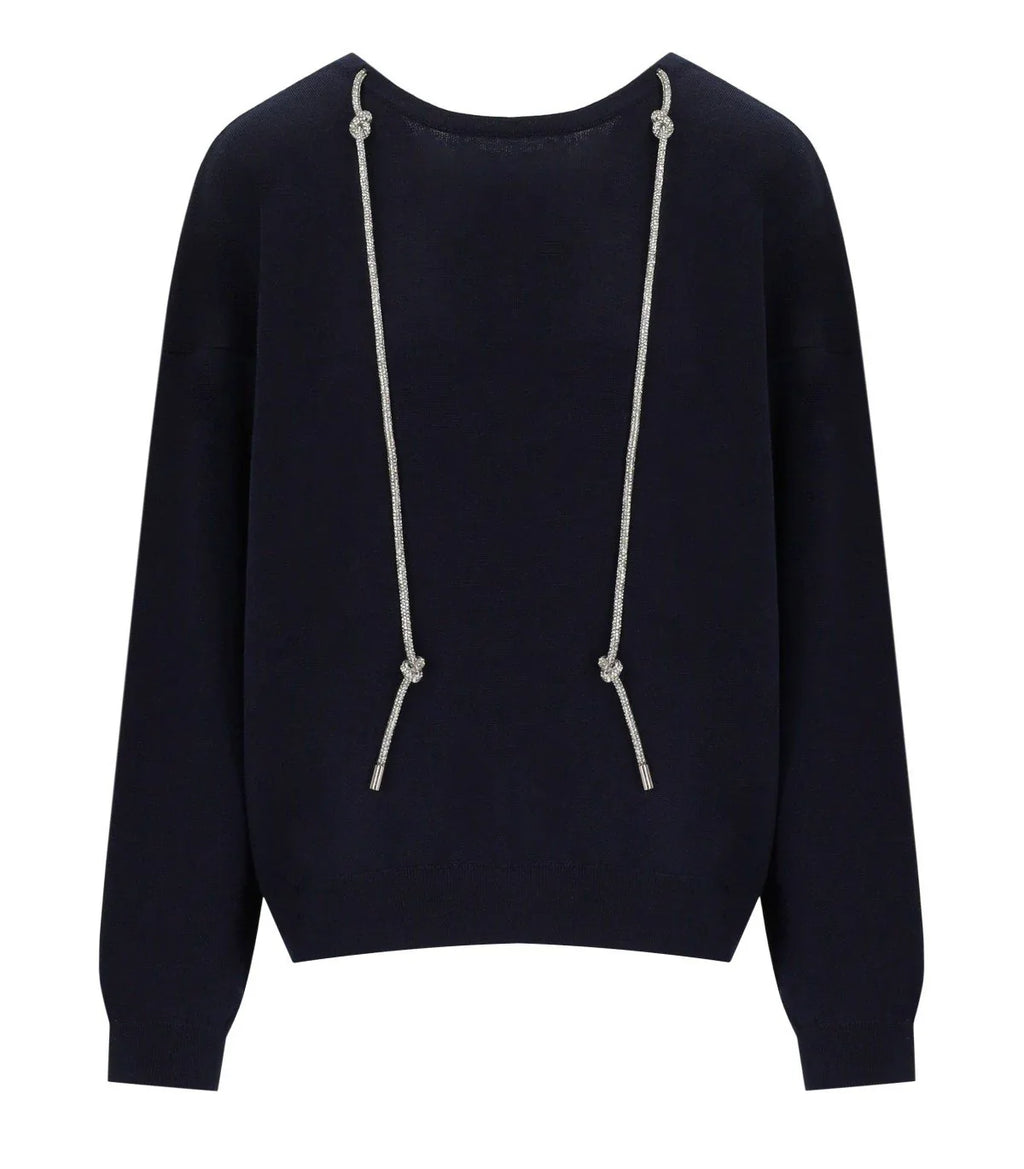 Essentiel Anywerp Navy Blue Pullover