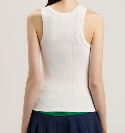 Palm Angels Classic Logo Fitted Tank Top