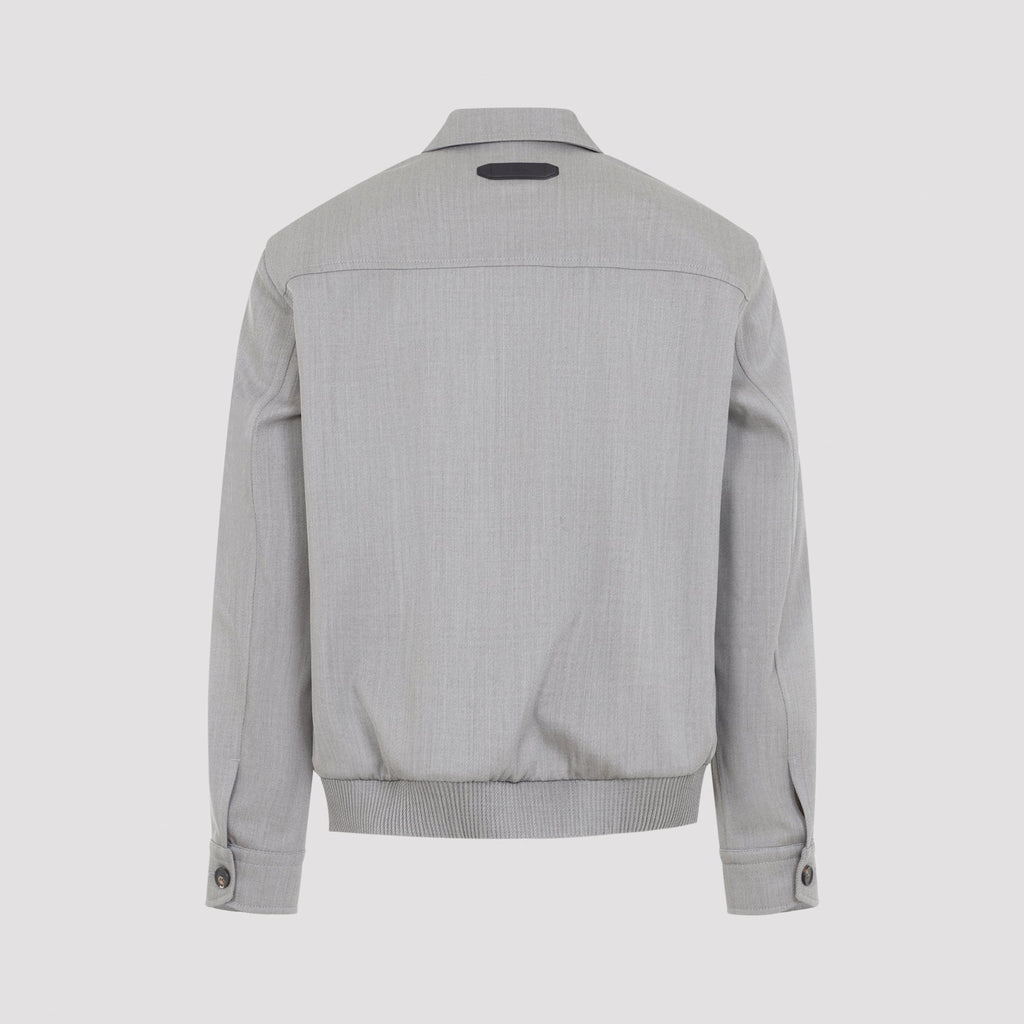 Brioni Zip Up Blouson Jacket
