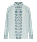 Pahiesa Formentera Light Blue Embroidered Shirt