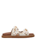 De Siena Shoes Sandals White+Ocre