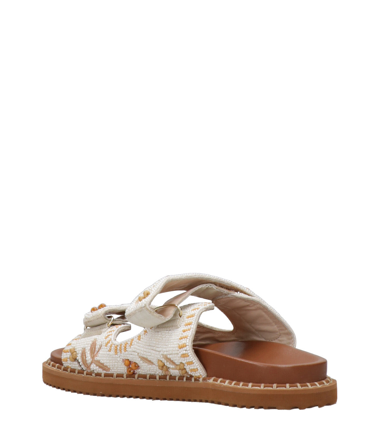 De Siena Shoes Sandals White+Ocre