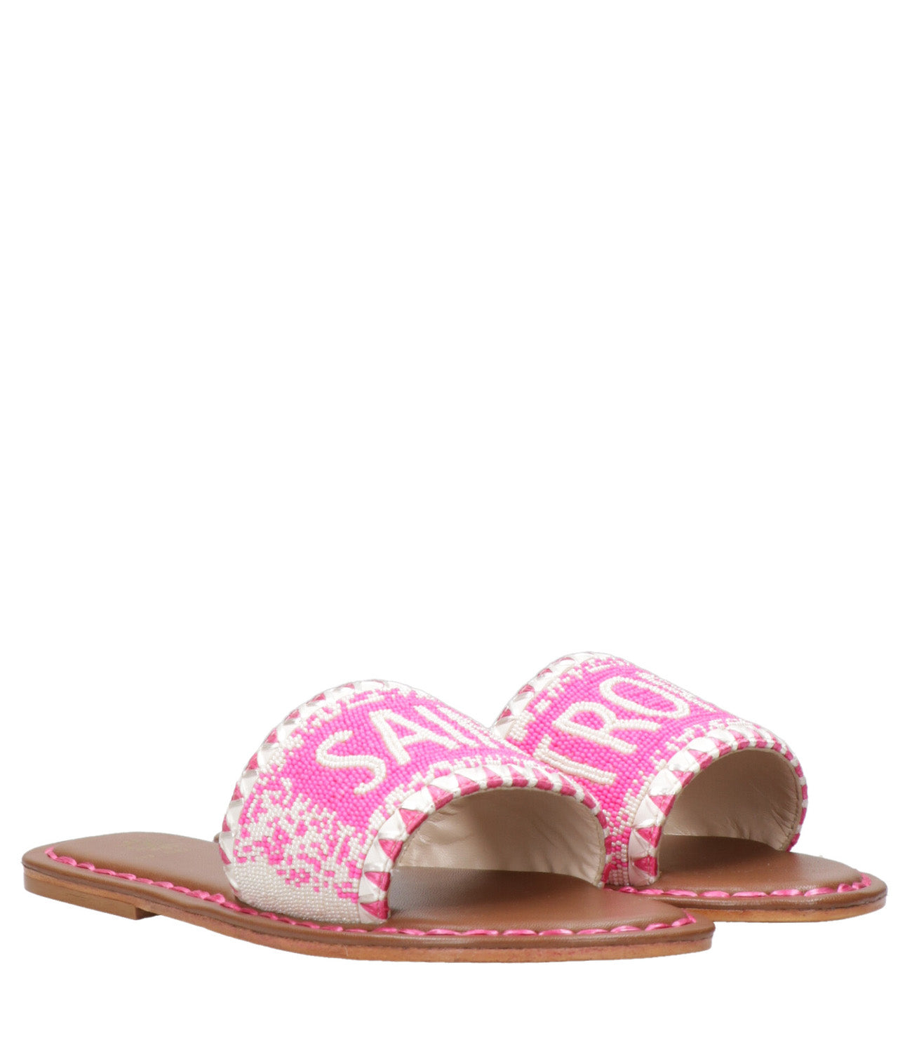 De Siena Shoes Sandals Fuchsia+White