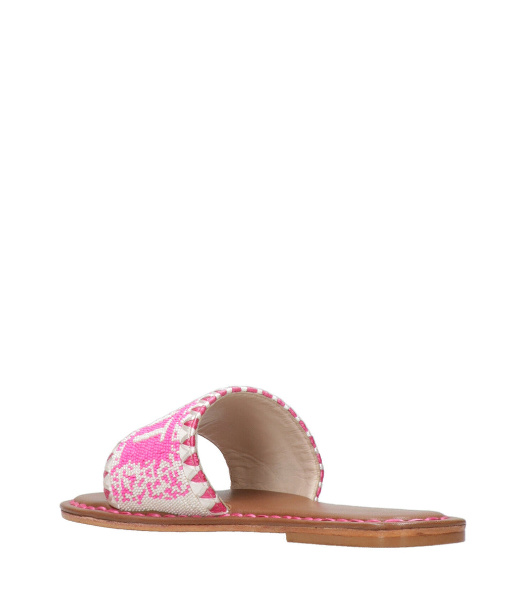 De Siena Shoes Sandals Fuchsia+White