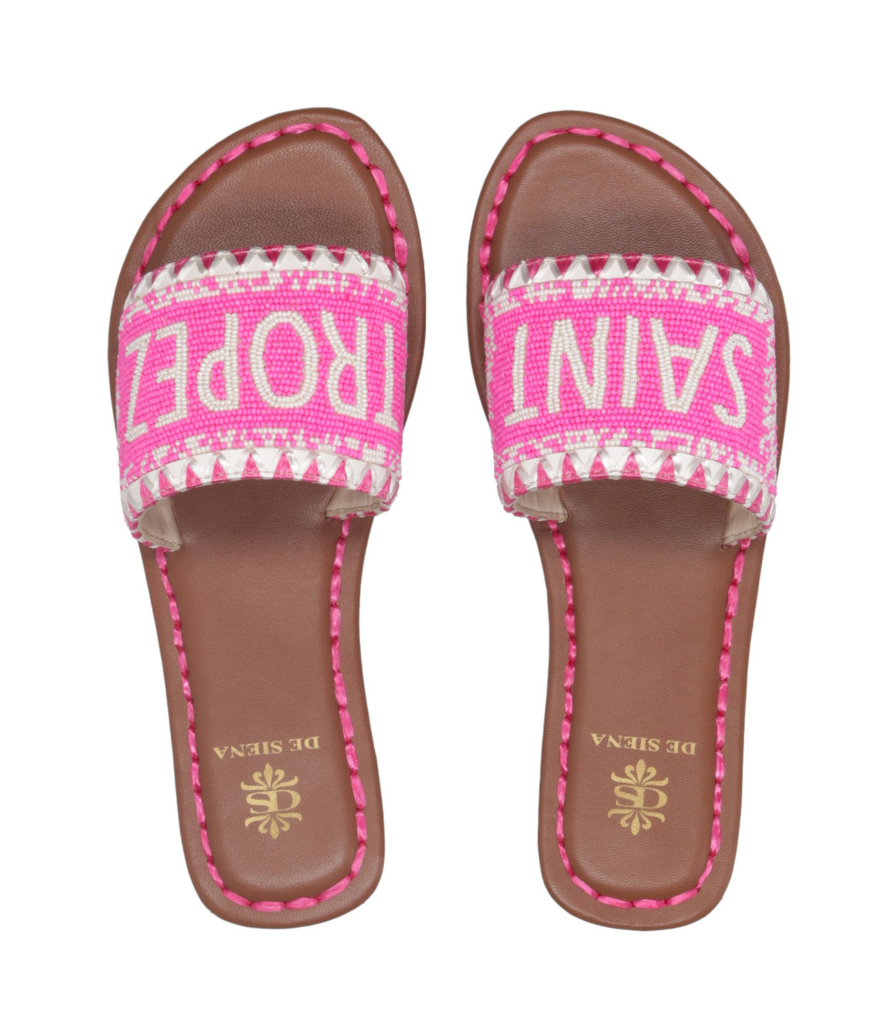 De Siena Shoes Sandals Fuchsia+White