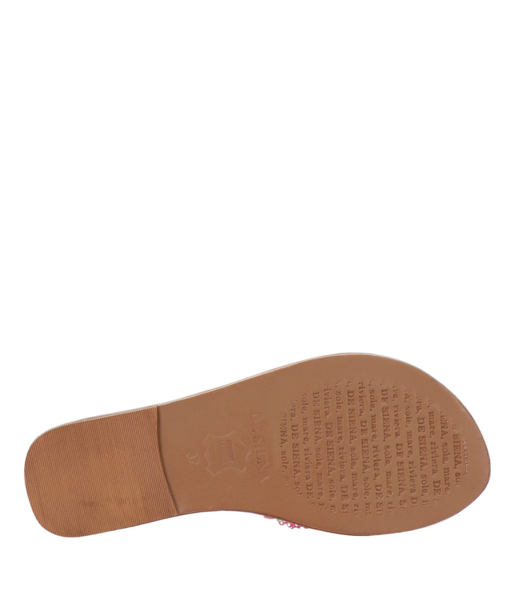 De Siena Shoes Sandals Fuchsia+White
