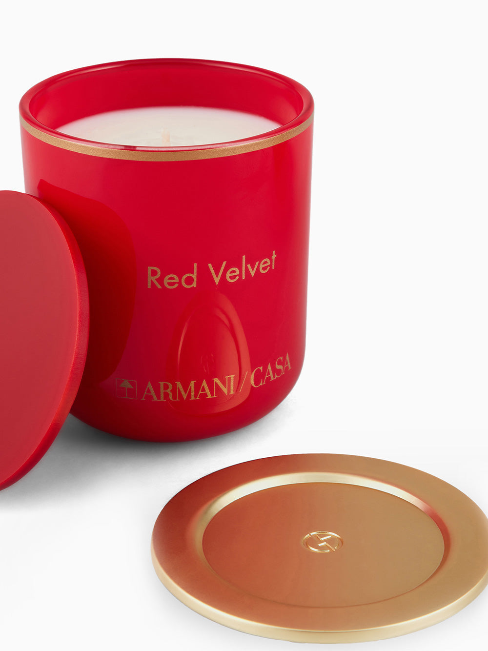 Armani Casa Pegaso Red Velvet Candle