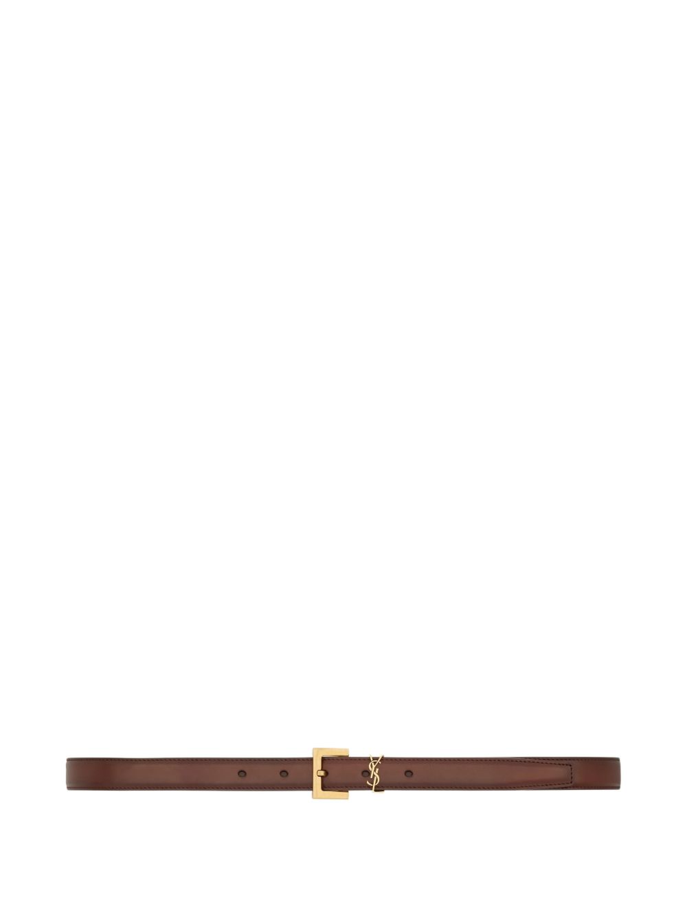 Saint Laurent Cassandre Leather Belt