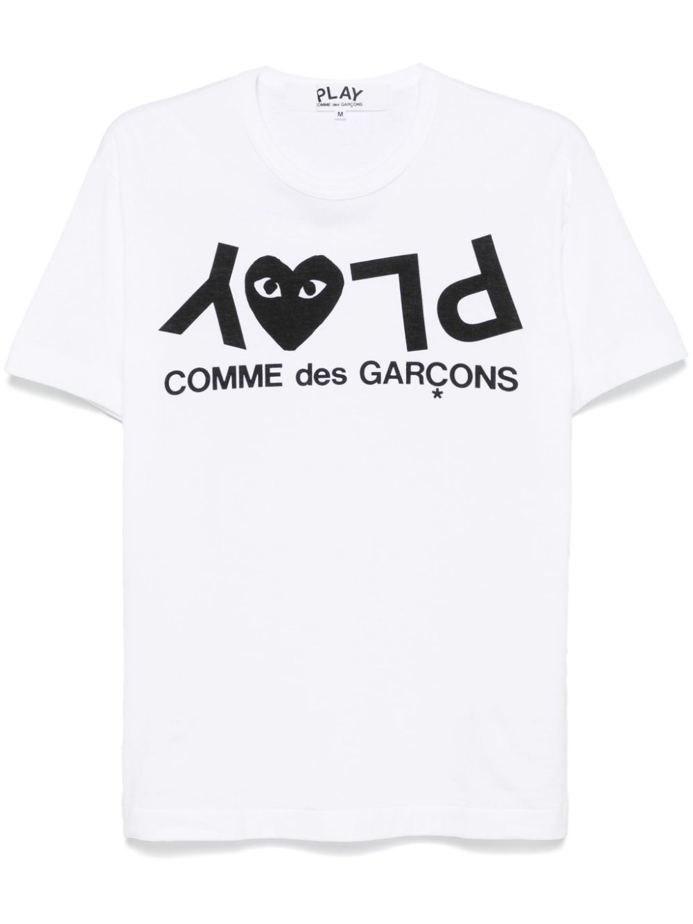 Comme Des Garcons Logo Cotton T Shirt