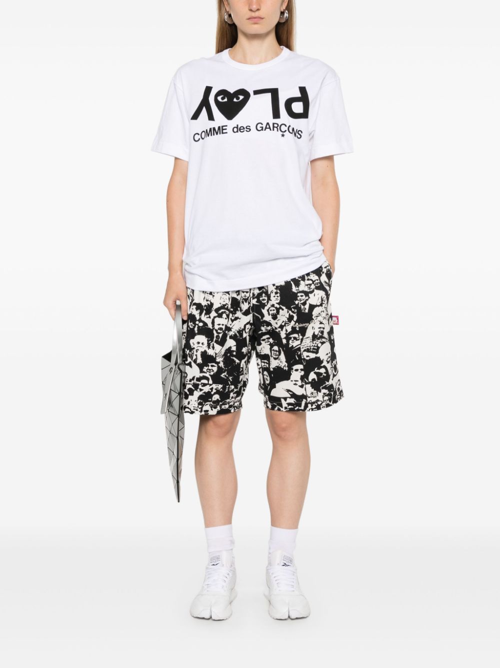 Comme Des Garcons Logo Cotton T Shirt