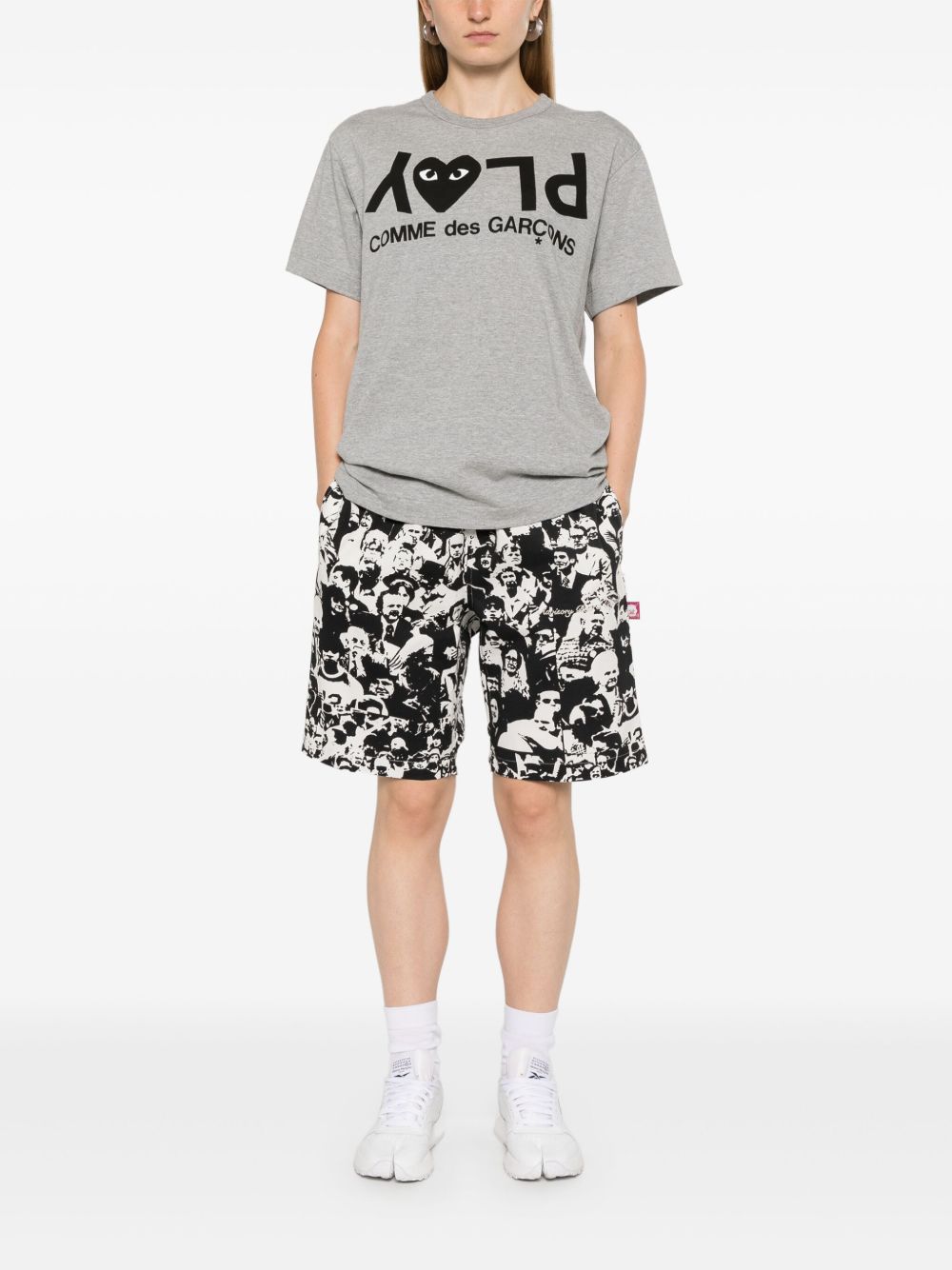 Comme Des Garcons Logo Cotton T Shirt