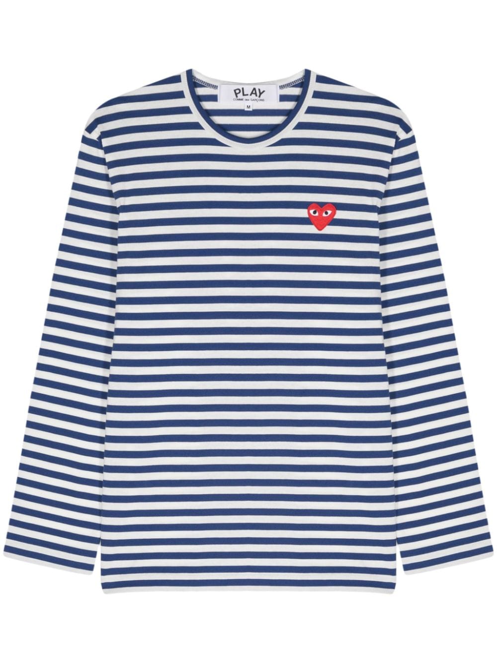 Comme Des Garcons Striped Cotton T Shirt