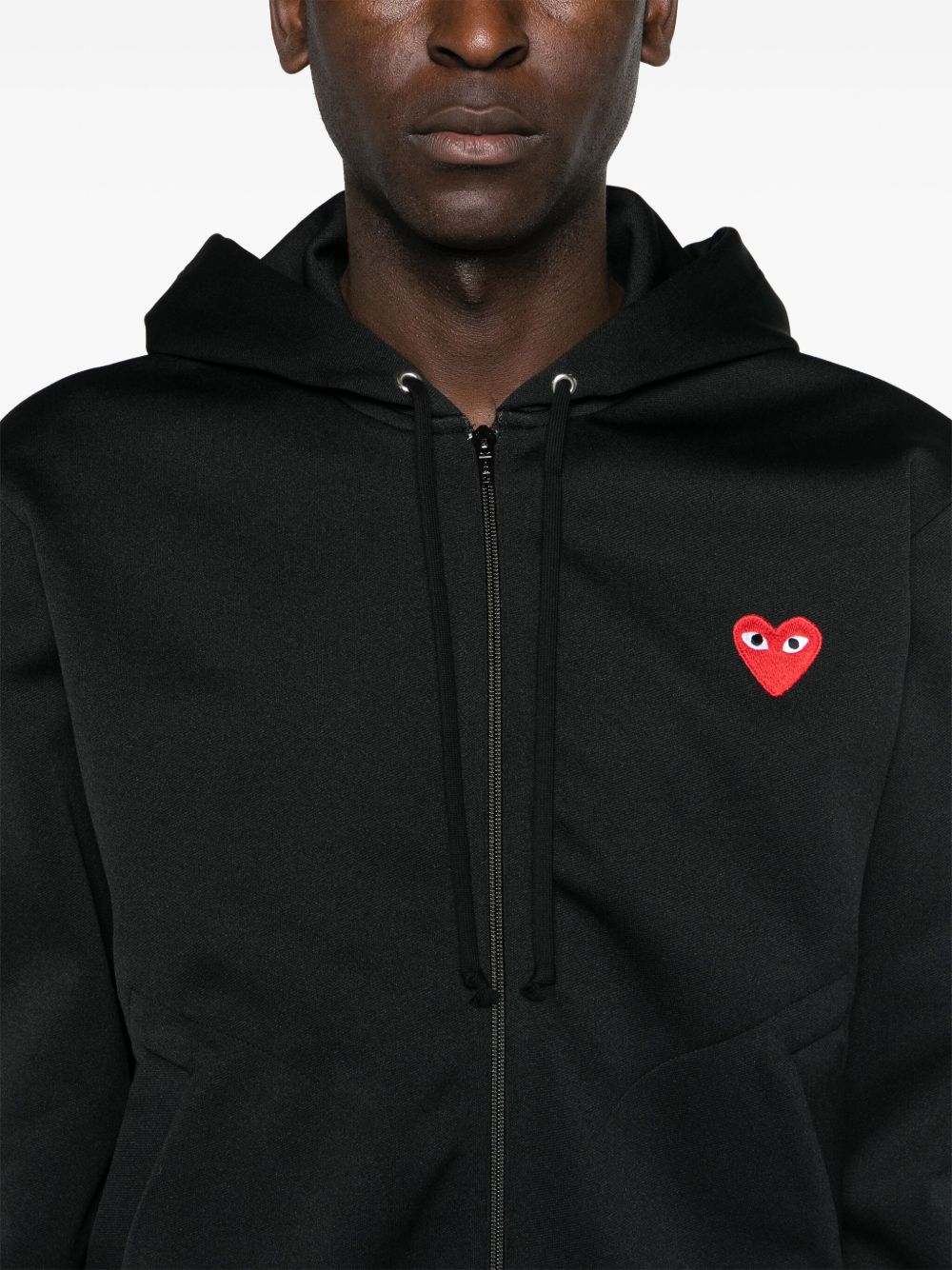 Comme Des Garcons Logo Cotton Hoodie