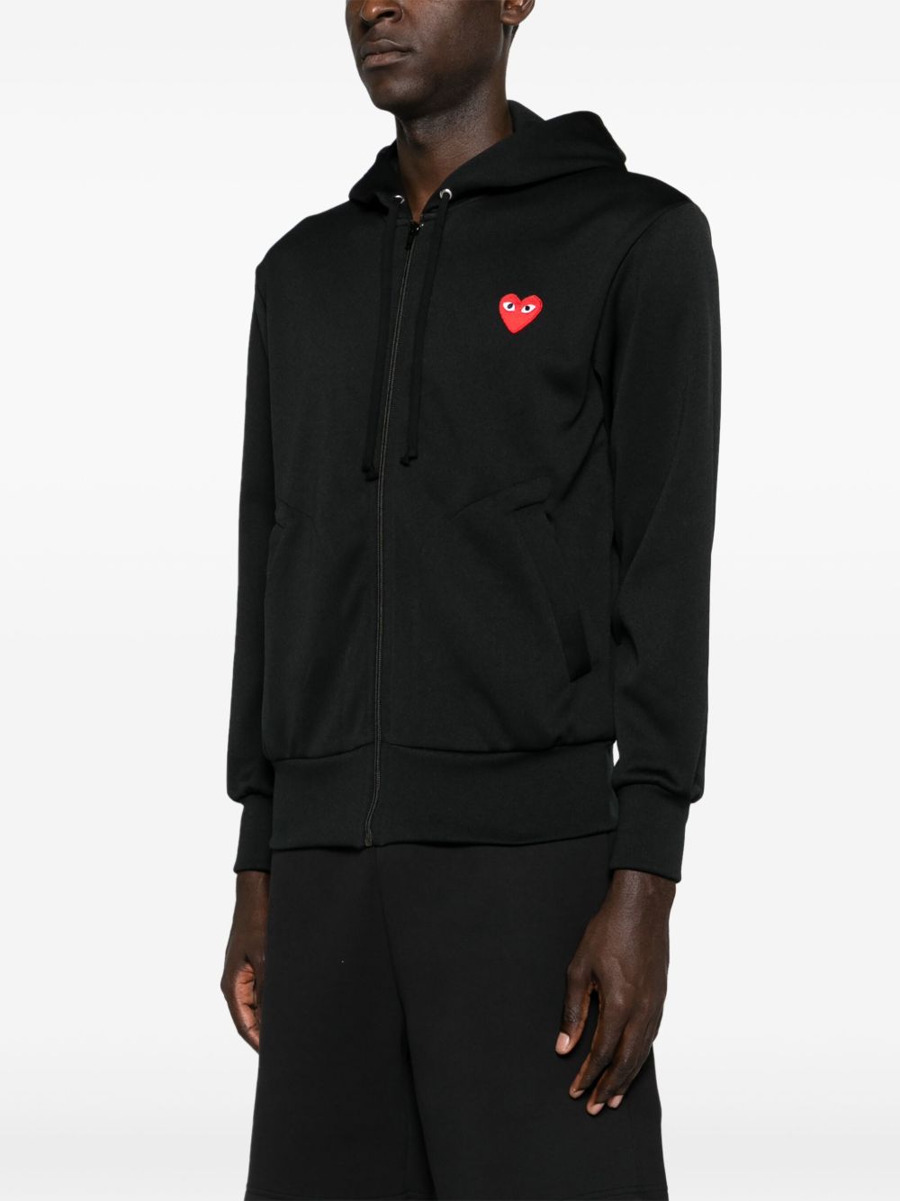 Comme Des Garcons Logo Cotton Hoodie