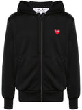 Comme Des Garcons Logo Cotton Hoodie