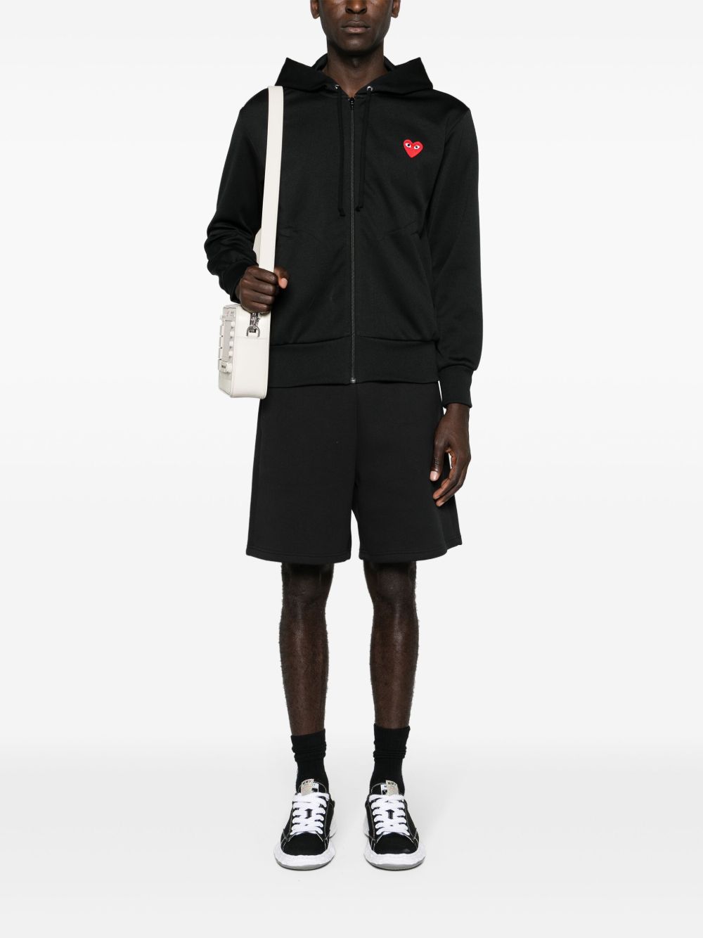 Comme Des Garcons Logo Cotton Hoodie