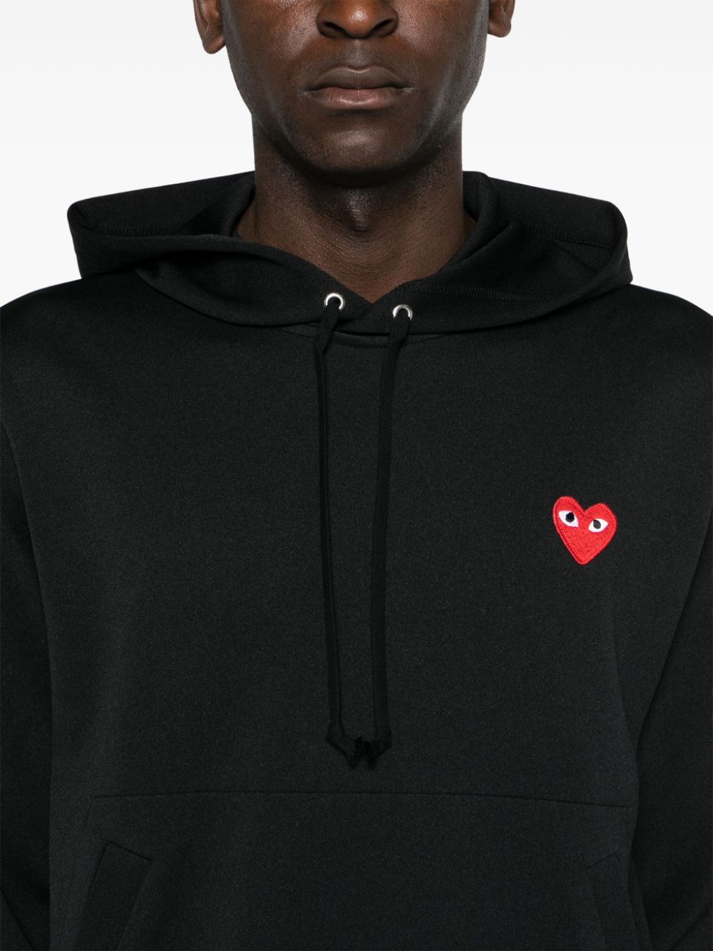 Comme Des Garcons Logo Cotton Hoodie