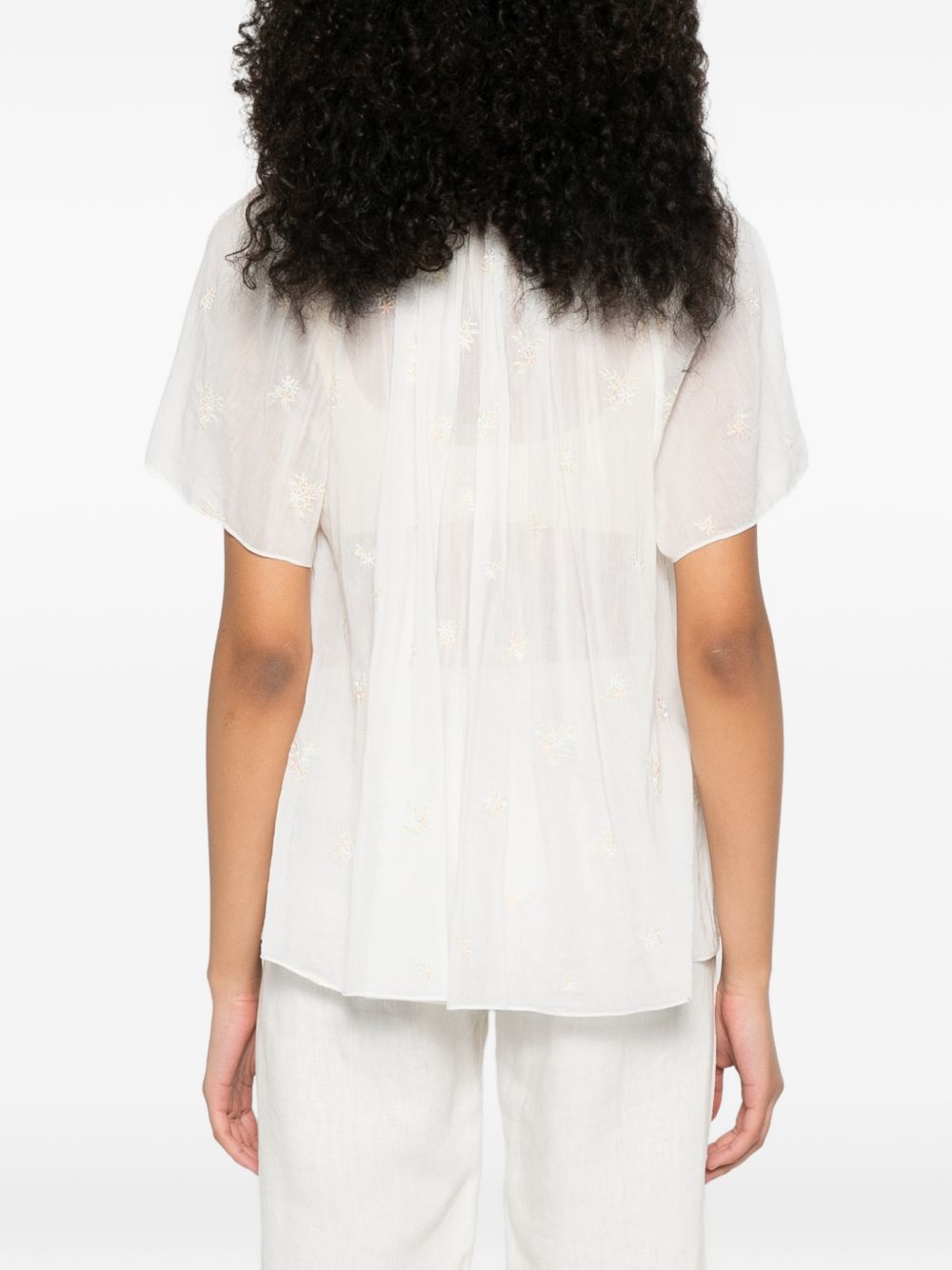 Forte Forte Embroidered Cotton Shirt