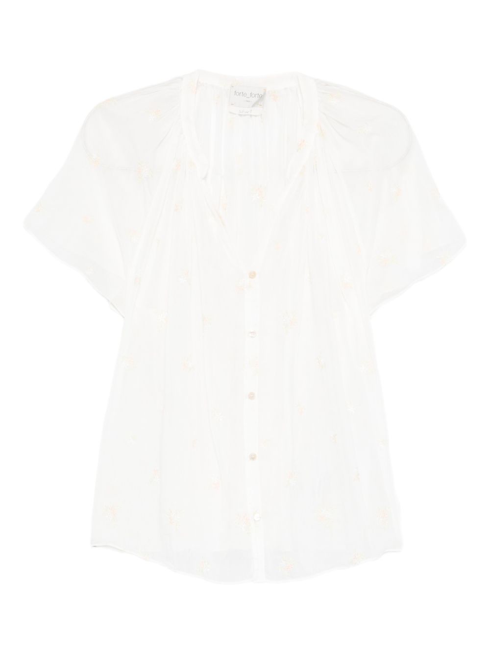 Forte Forte Embroidered Cotton Shirt
