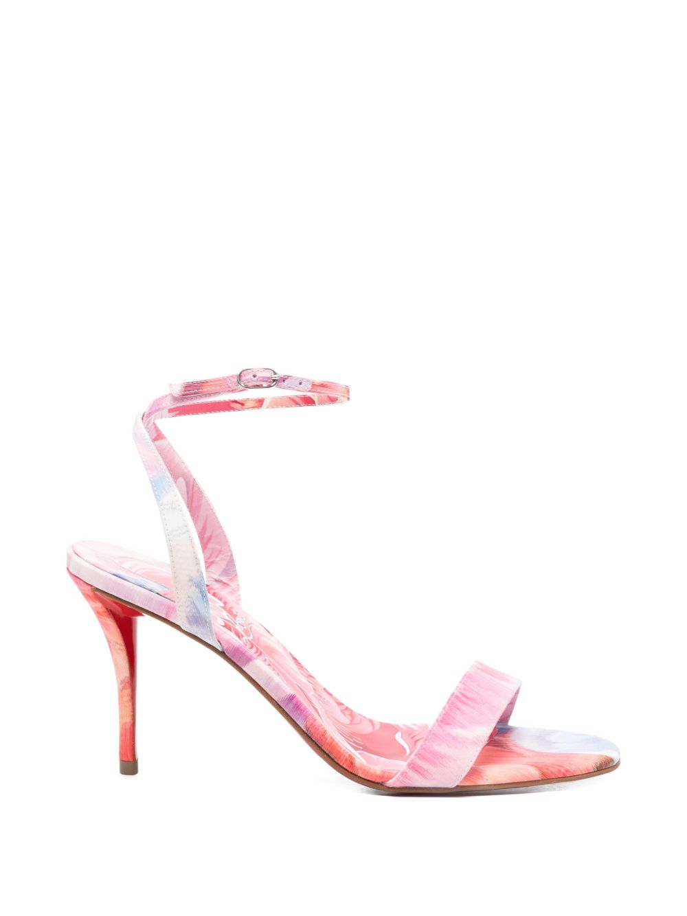 Christian Louboutin Miss Z Peony Print Sandals
