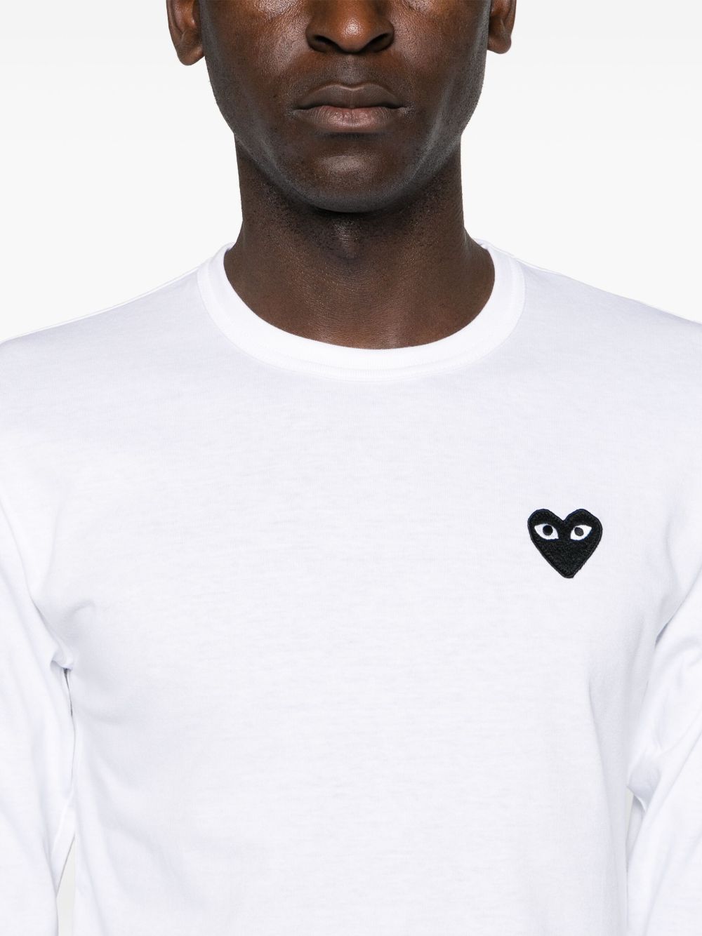 Comme Des Garcons Logo Cotton T Shirt