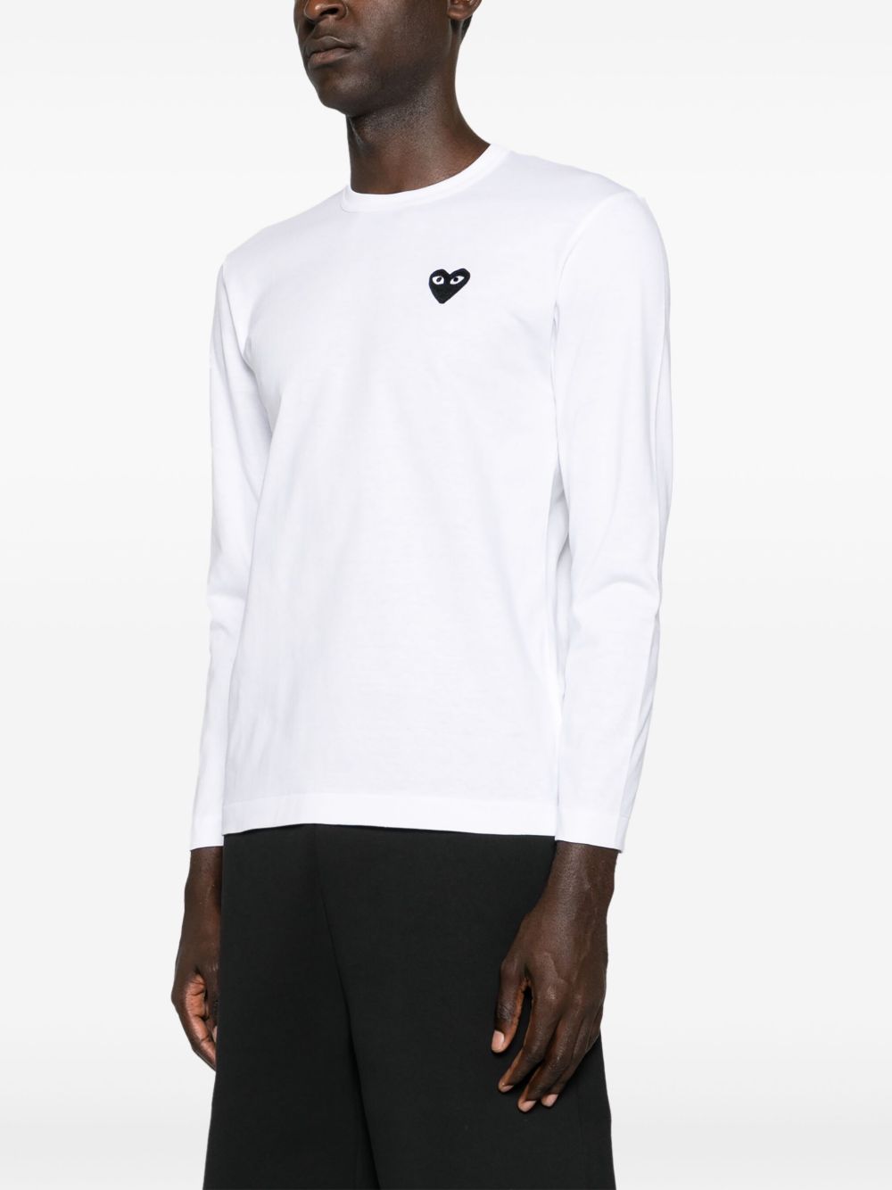Comme Des Garcons Logo Cotton T Shirt