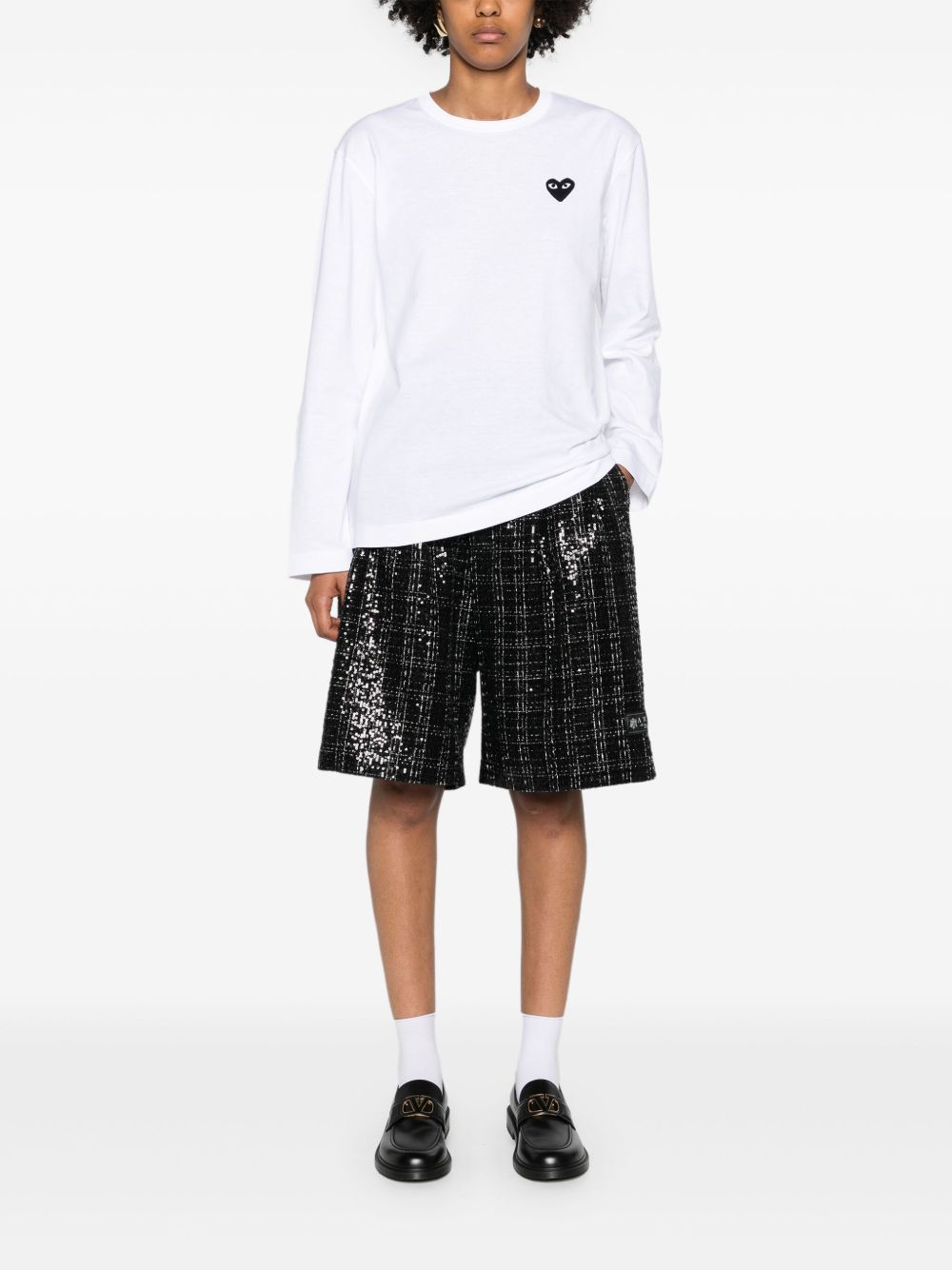 Comme Des Garcons Logo Cotton T Shirt