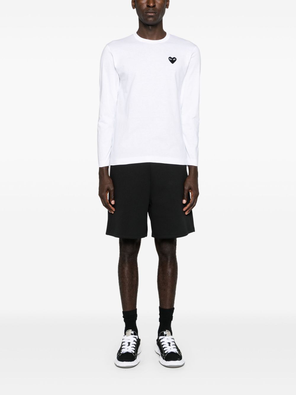 Comme Des Garcons Logo Cotton T Shirt