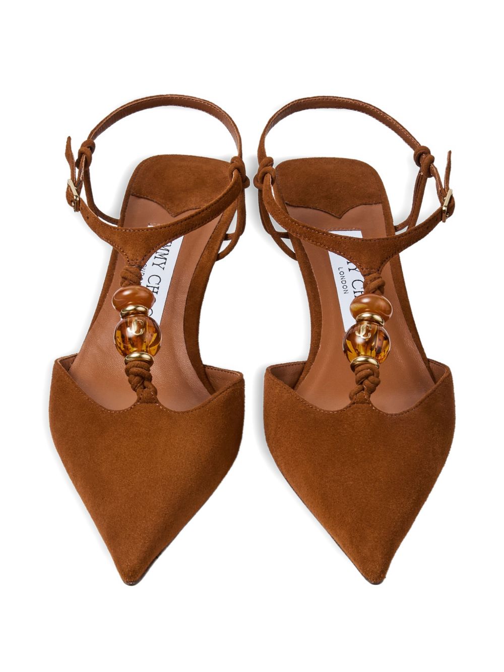 Jimmy Choo Lauri Suede Leather Pumps