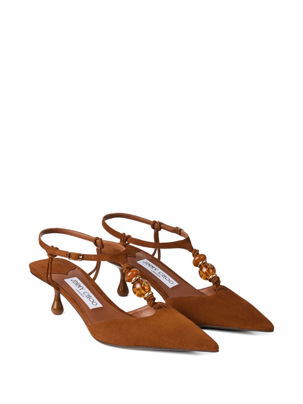 Jimmy Choo Lauri Suede Leather Pumps