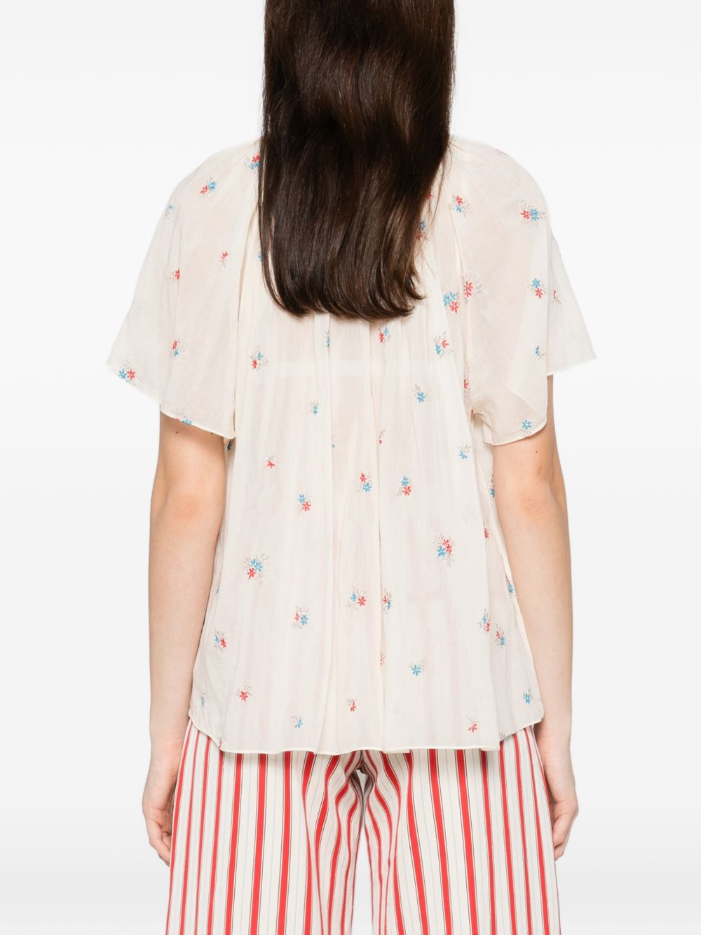 Forte Forte Embroidered Cotton Shirt