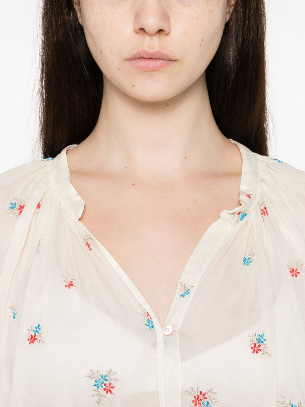 Forte Forte Embroidered Cotton Shirt