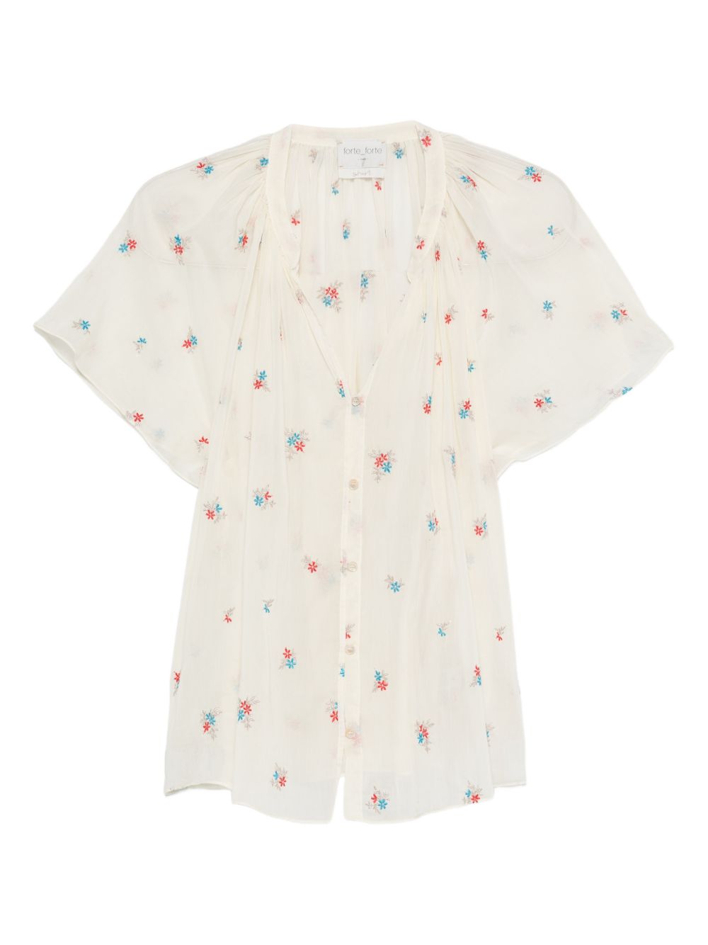 Forte Forte Embroidered Cotton Shirt