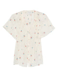 Forte Forte Embroidered Cotton Shirt