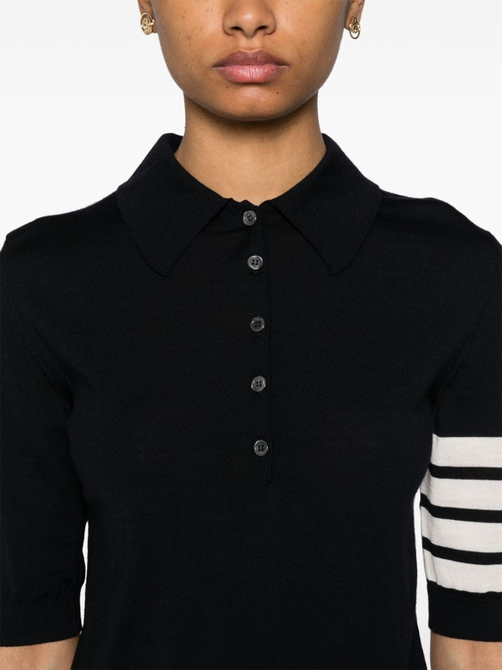 Thom Browne Wool Polo Shirt