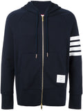 Thom Browne Cotton Zipped Hoodie