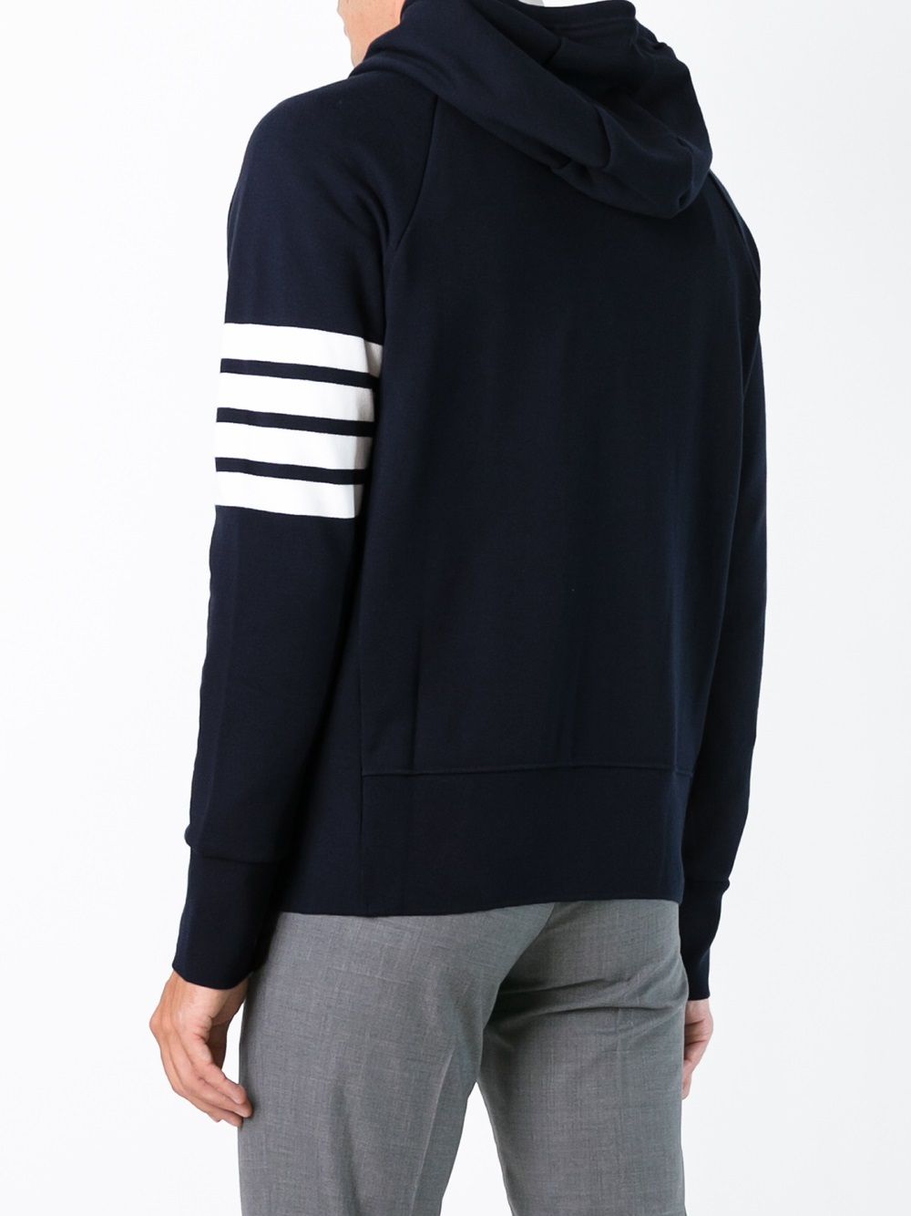 Thom Browne Cotton Zipped Hoodie