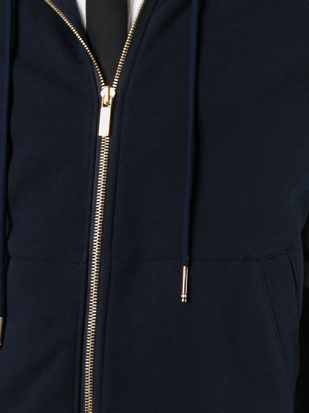 Thom Browne Cotton Zipped Hoodie
