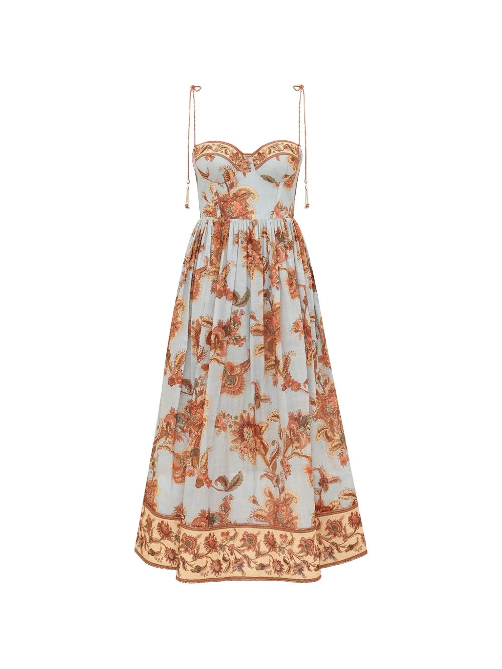 Zimmermann Aster Cotton Midi Dress
