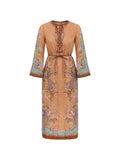 Zimmermann Indra Linen Midi Dress