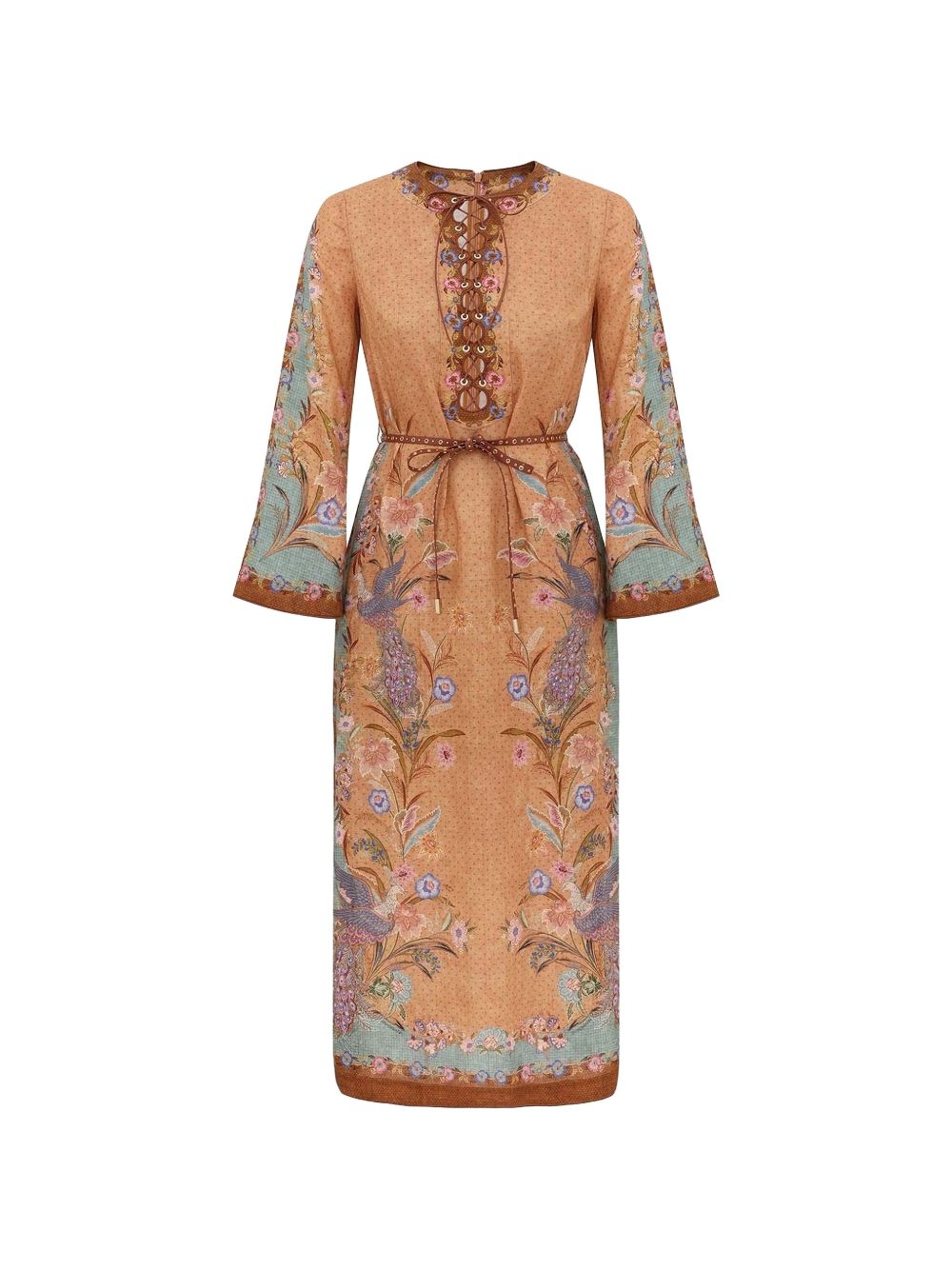 Zimmermann Indra Linen Midi Dress