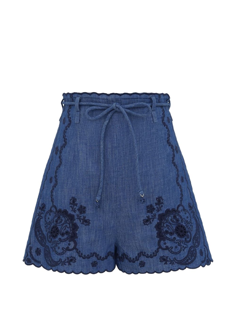 Zimmermann Aster Denim Shorts