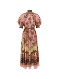 Zimmermann Aster Silk Long Dress