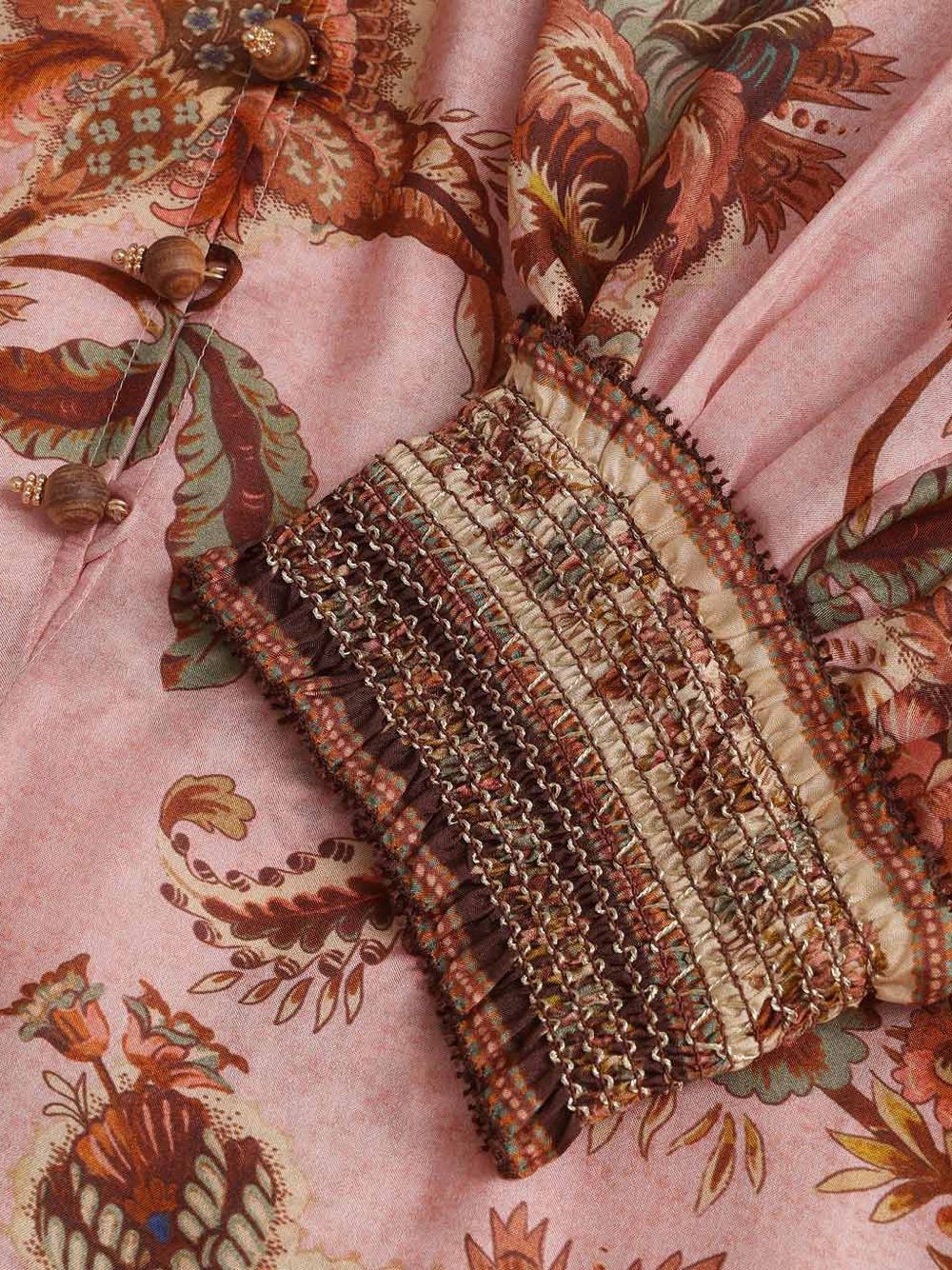 Zimmermann Aster Silk Long Dress